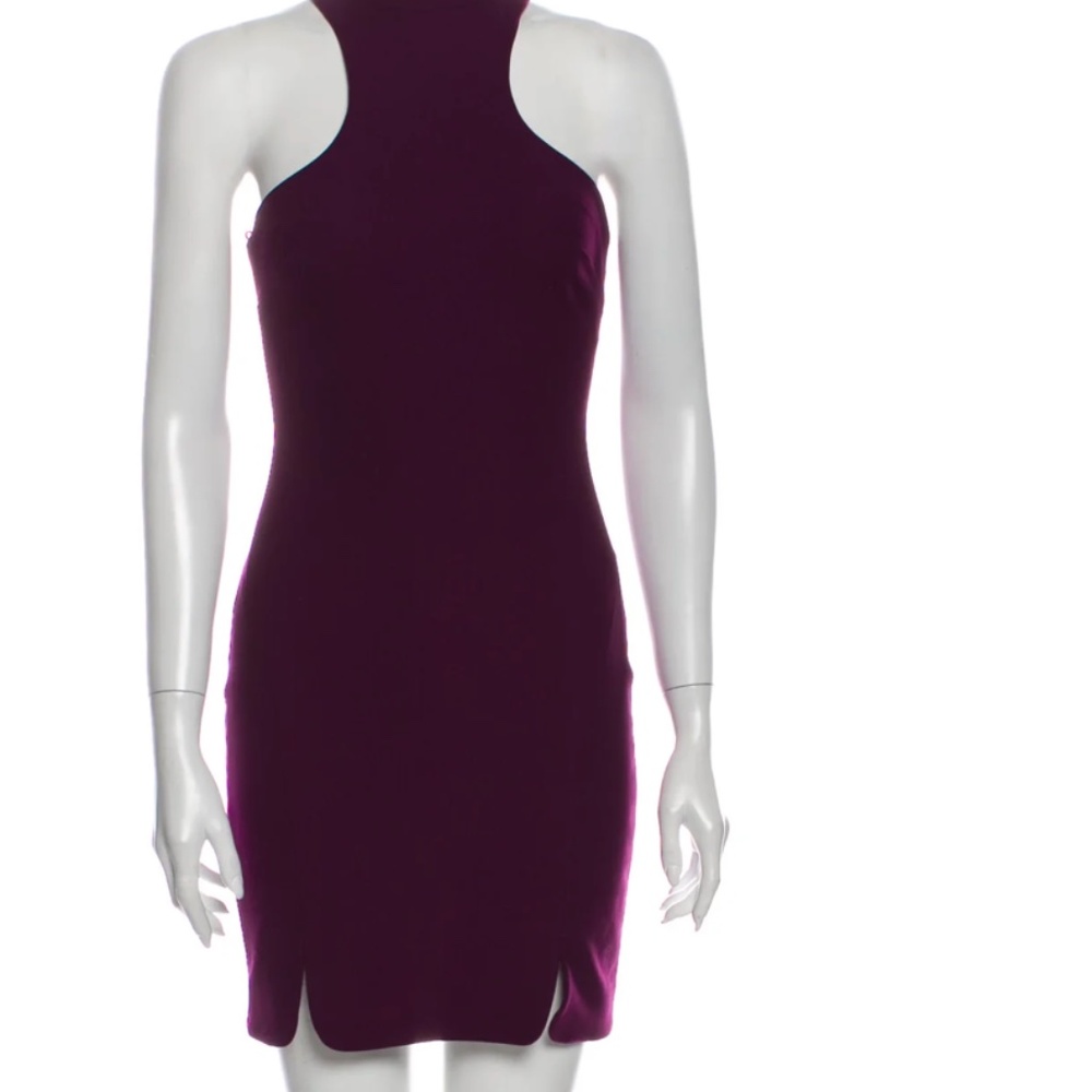 Cinq a Sept Mock Neck Mini Dress